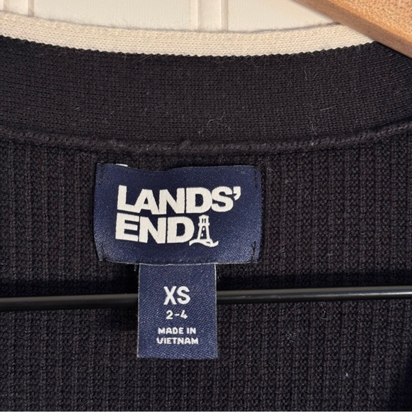 Lands' End Women's 100% Cotton Button Down Cardigan with Pockets Size XS - Picture 5 of 8